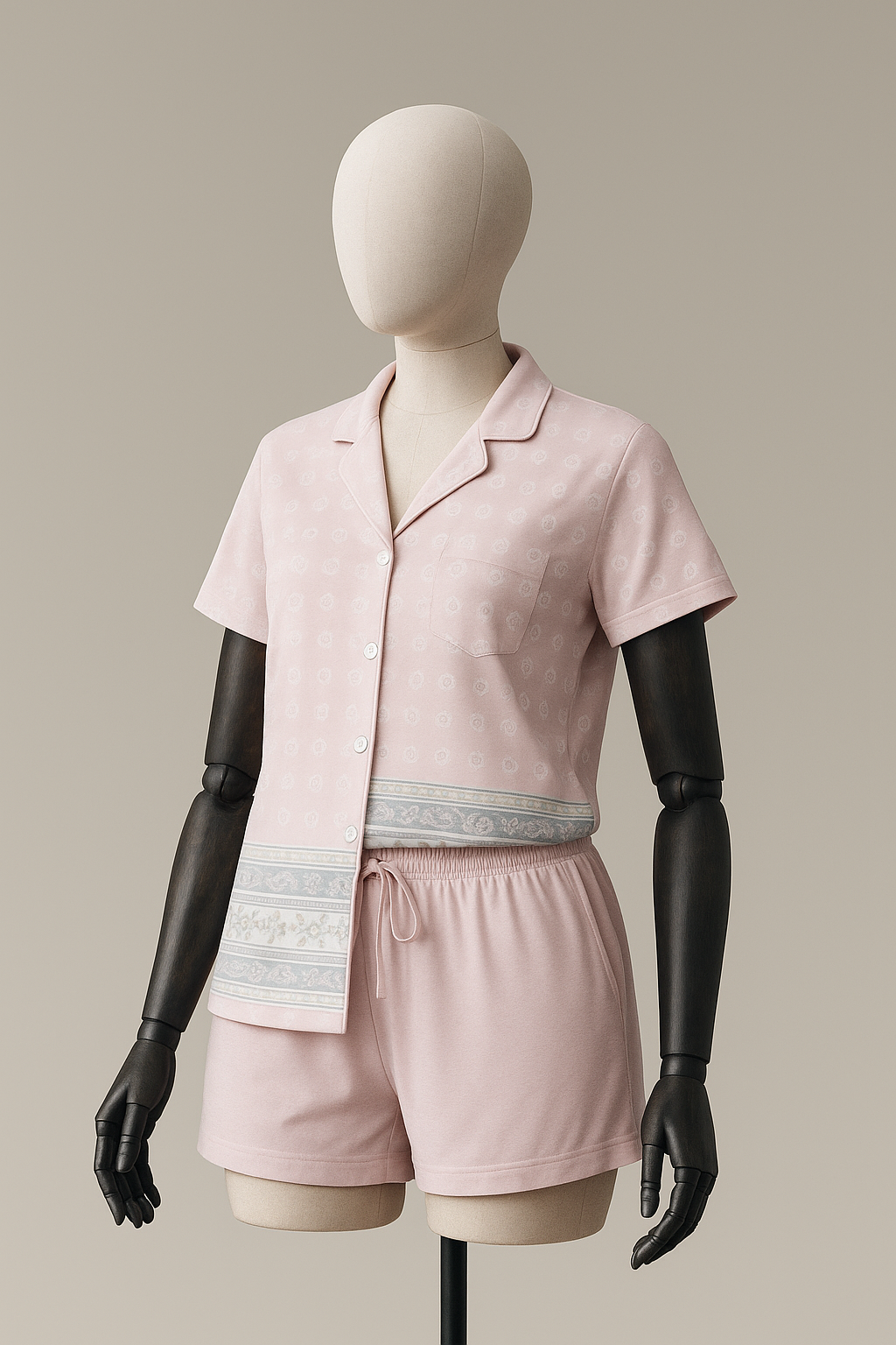 Pyjama TRESS Femme – Confort et Élégance Nocturne (PG257014)