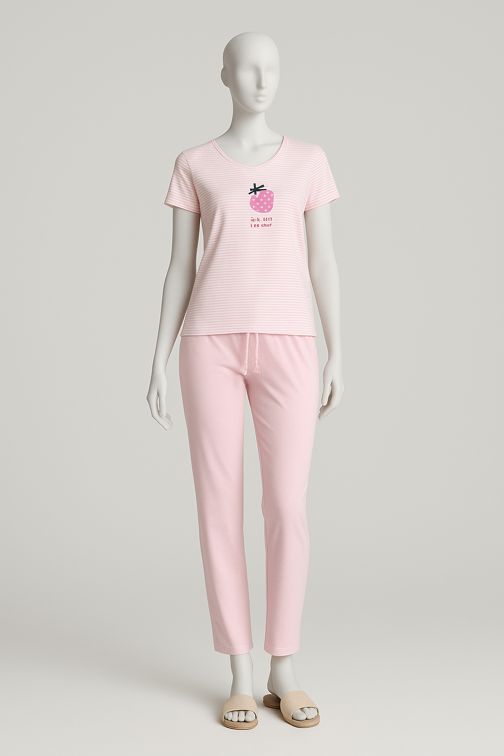 Pyjama deux pièces en coton stretch – 3U Intimo