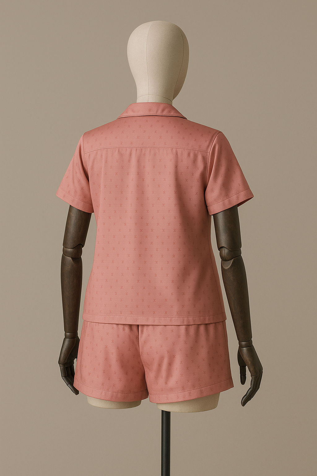 Pyjama Satin Femme - Ensemble Deux Pièces Élégant (PG257301)