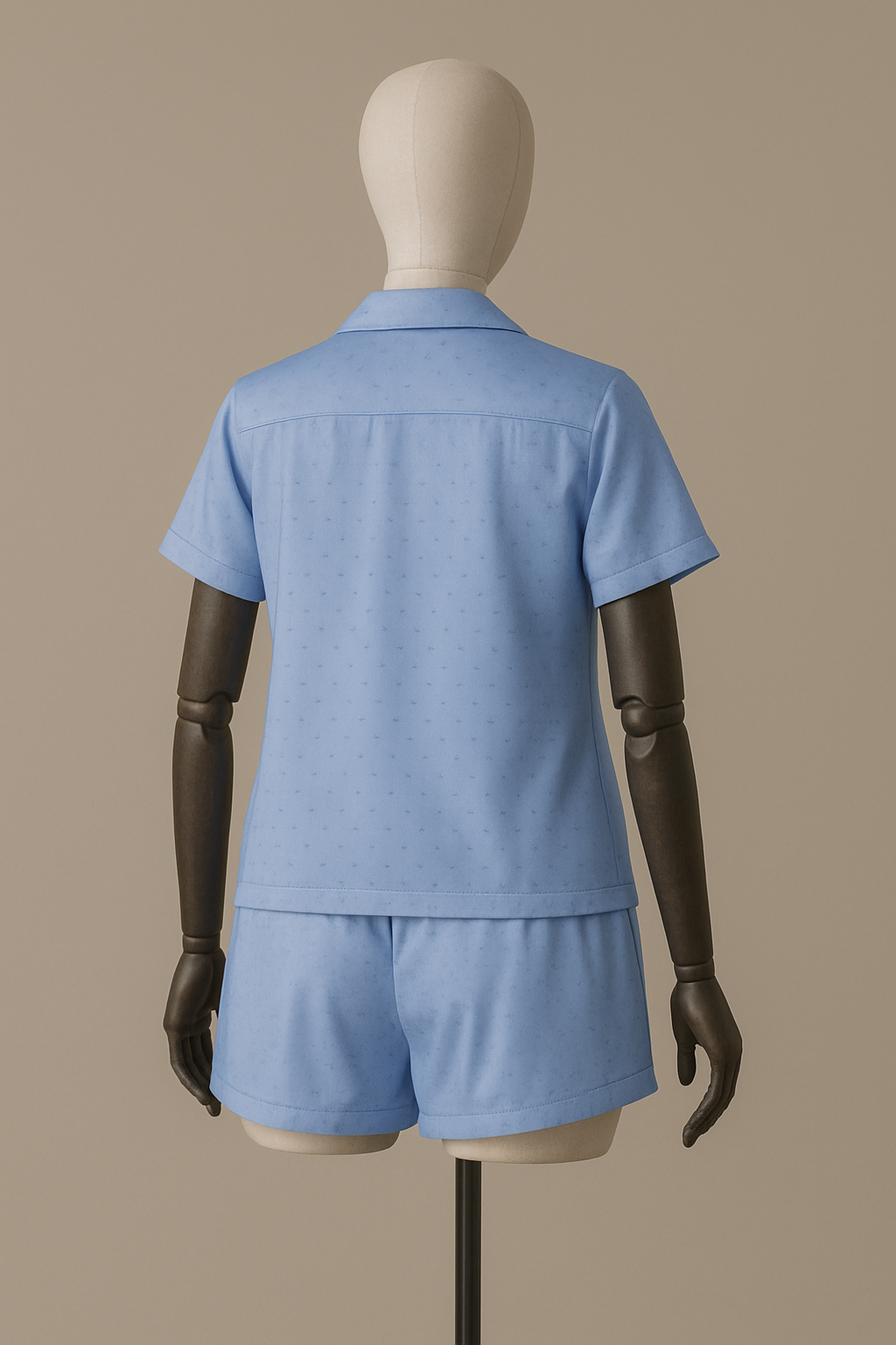 Pyjama Satin Femme - Ensemble Deux Pièces Élégant (PG257301)