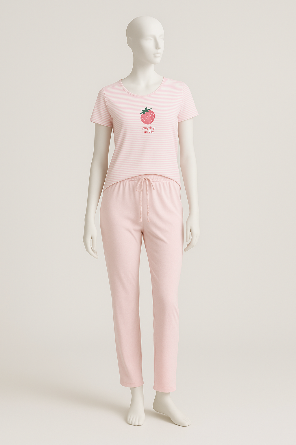 Pyjama deux pièces en coton stretch – 3U Intimo