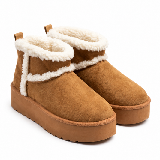 Bottines Camel Fourrées – Bombas Maroc