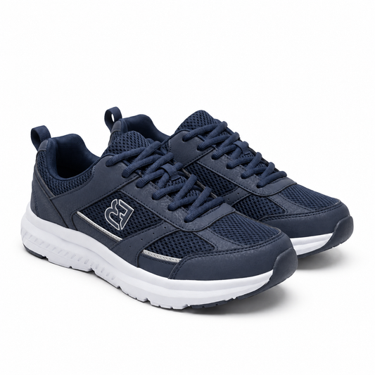 Sneakers Homme Double Memory Bleu Marine – Bombas Maroc
