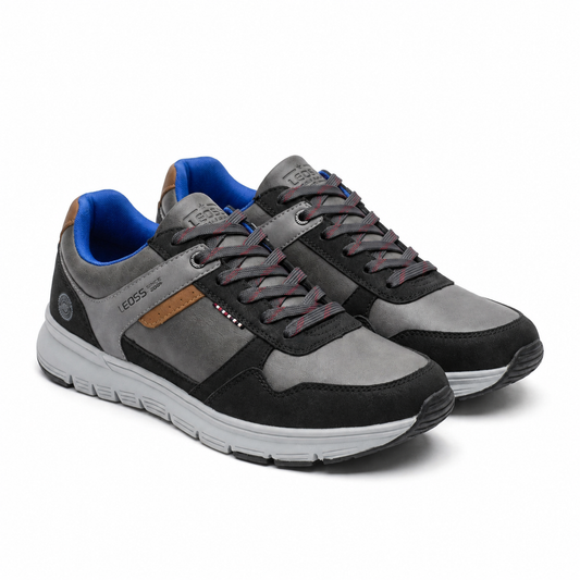 Sneakers Homme LEOSS Gris – Bombas Maroc