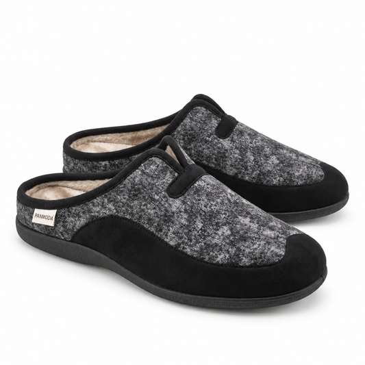 Pantoufles Homme Hiver PANMODA 831 Gris Anthracite – photo 2 – Bombas Maroc