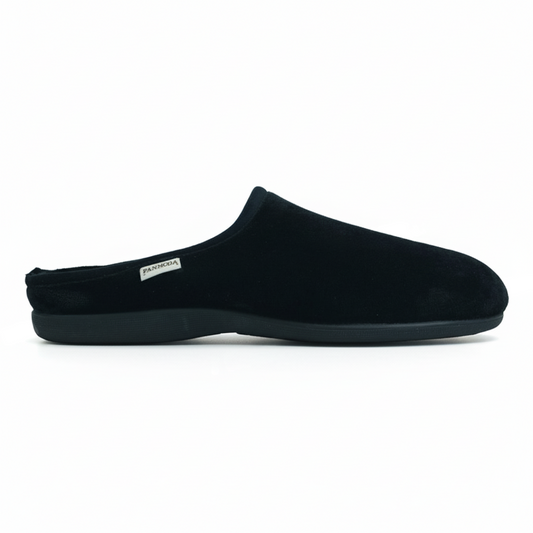 Pantoufles Homme Hiver Confort Noir – Bombas Maroc