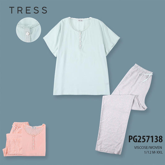 Pyjama Femme Deux Pièces TRESS – (PG257138)