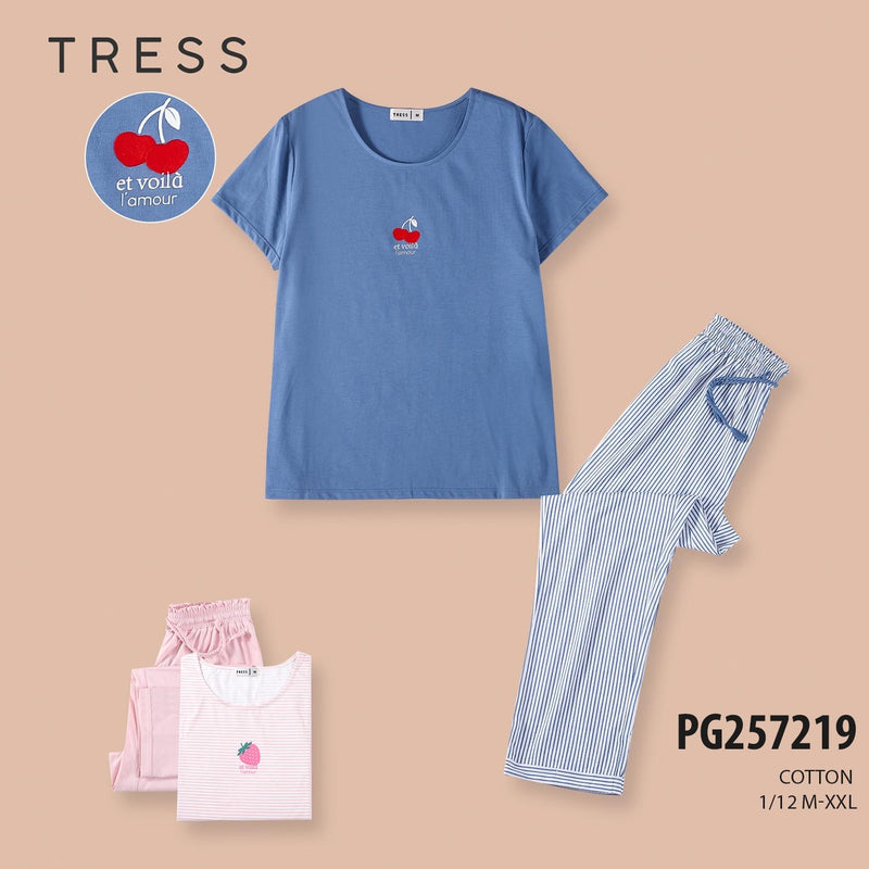TRESS Pyjama Femme Coton PG257219 – Confort et Douceur