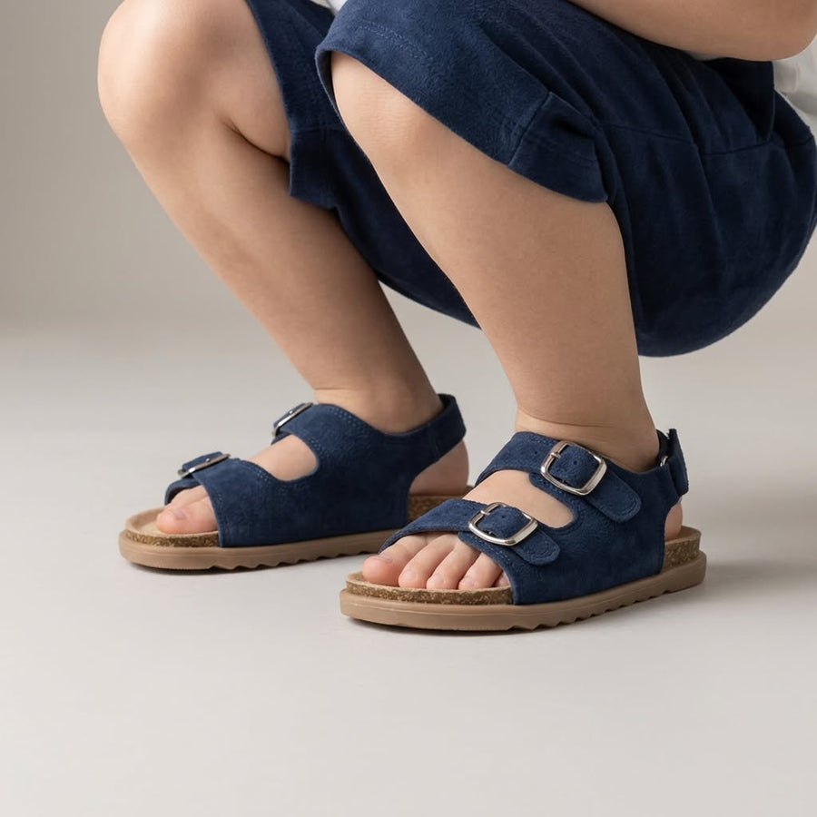 Sandales Enfant Boucles & Scratch – Importées d'Espagne 🇪🇸 – Bleu