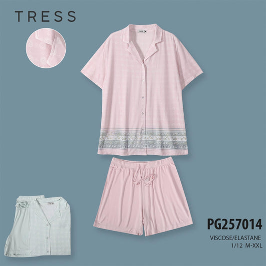 Pyjama TRESS Femme – Confort et Élégance Nocturne (PG257014)