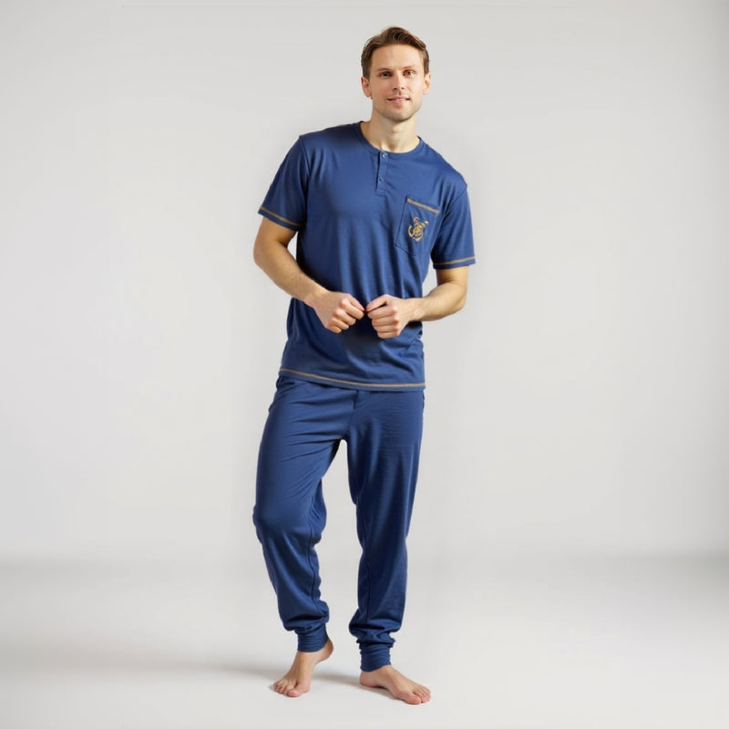 Pyjamas d’été Bombas – Confort & style importés d’Espagne (l’ancre )