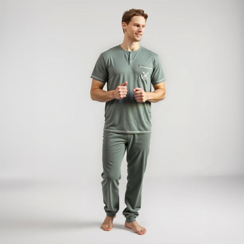 Pyjamas d’été Bombas – Confort & style importés d’Espagne (l’ancre )