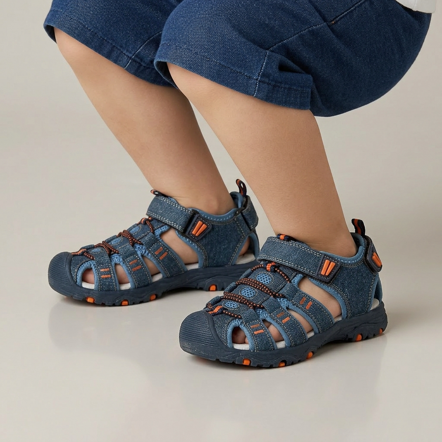 Sandales Enfant Scratch – Importées d'Espagne 🇪🇸 – Bleu