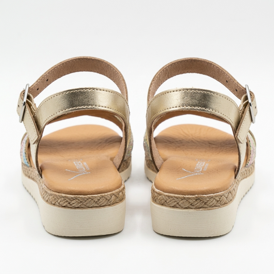 Sandales Femme VALDIVIESO – Fabriquées en Espagne 🇪🇸 – Or