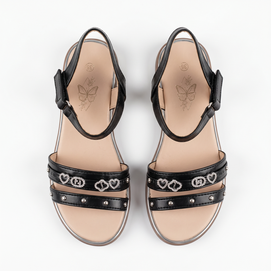 Sandales Filles Noir 
