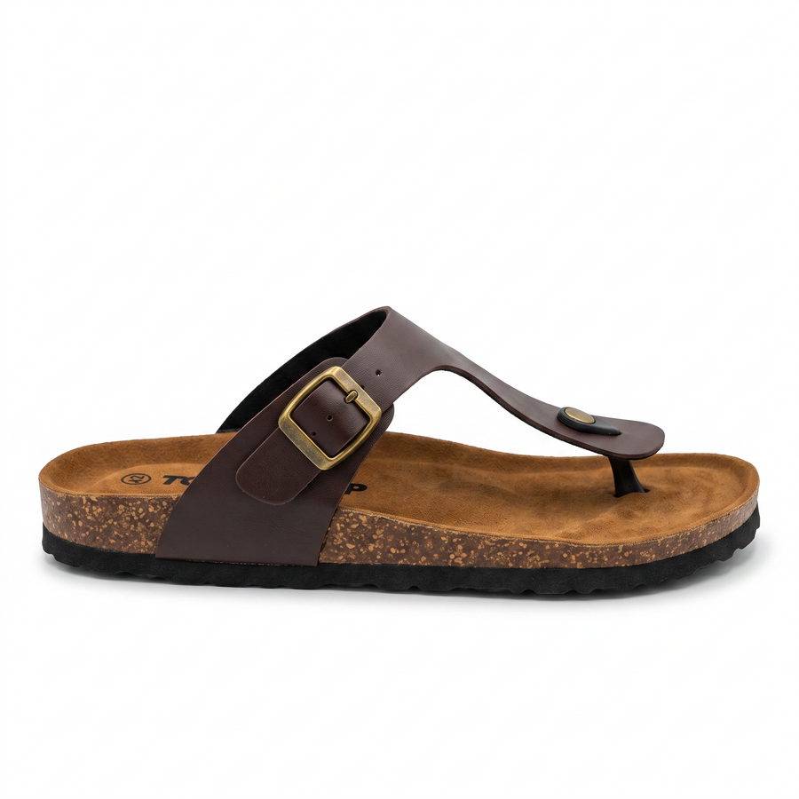 Tongs Homme Anatomique Style Gizeh – Importées d’Espagne 🇪🇸 – Marron