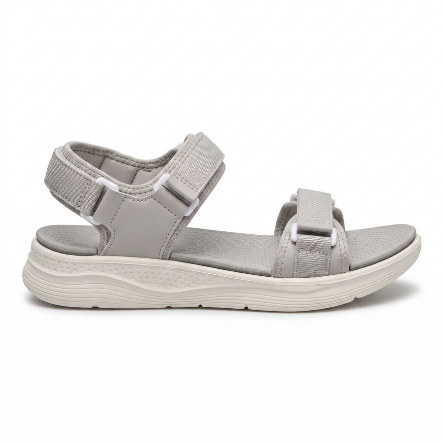 Sandale Sport Unisex Triple Velcro Semelle Chunky - Importees d'Espagne 🇪🇸 - Gris