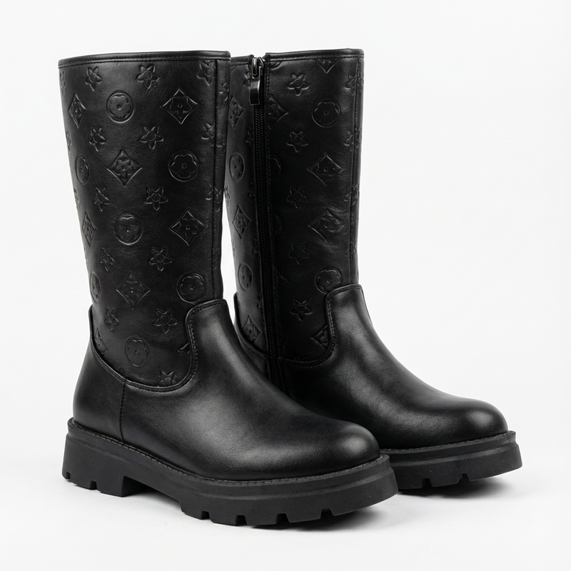 Bottes Fille Tendance Noire – Importées d’Espagne 🇪🇸