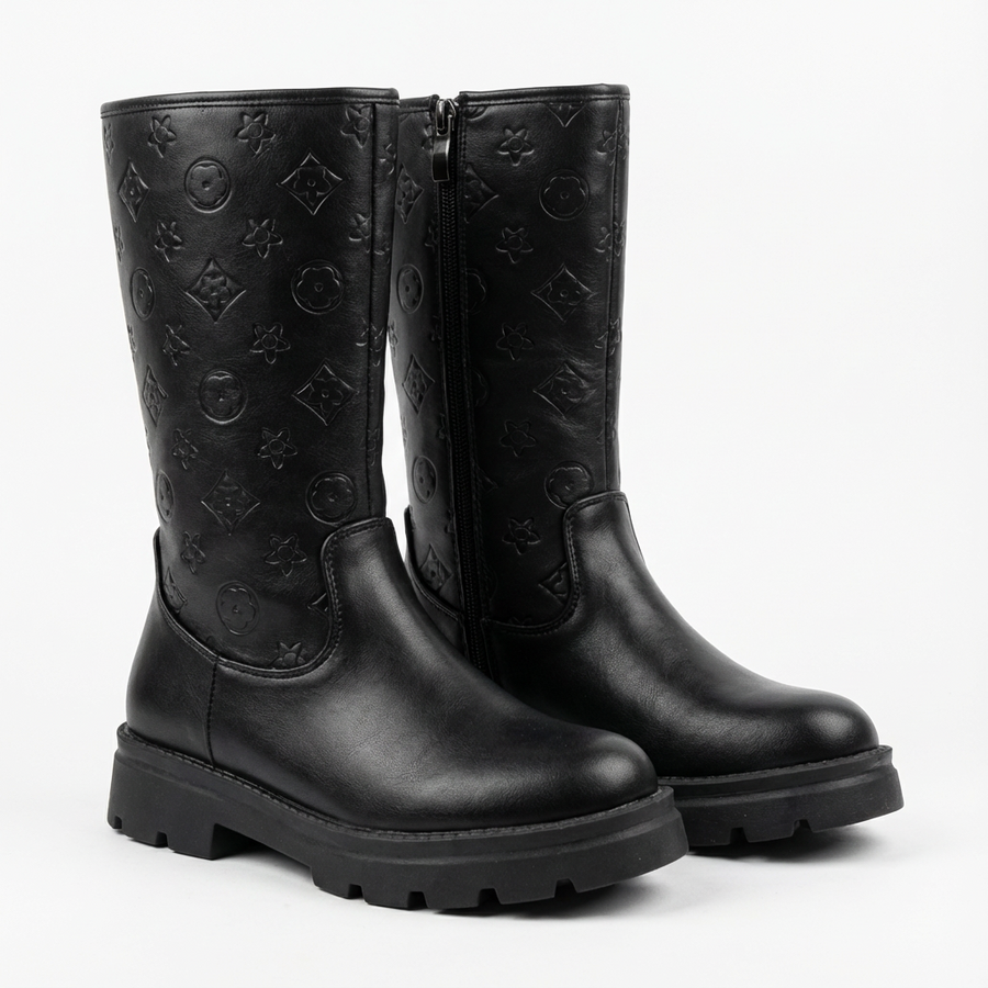 Bottes Fille Tendance Noire – Importées d’Espagne 🇪🇸