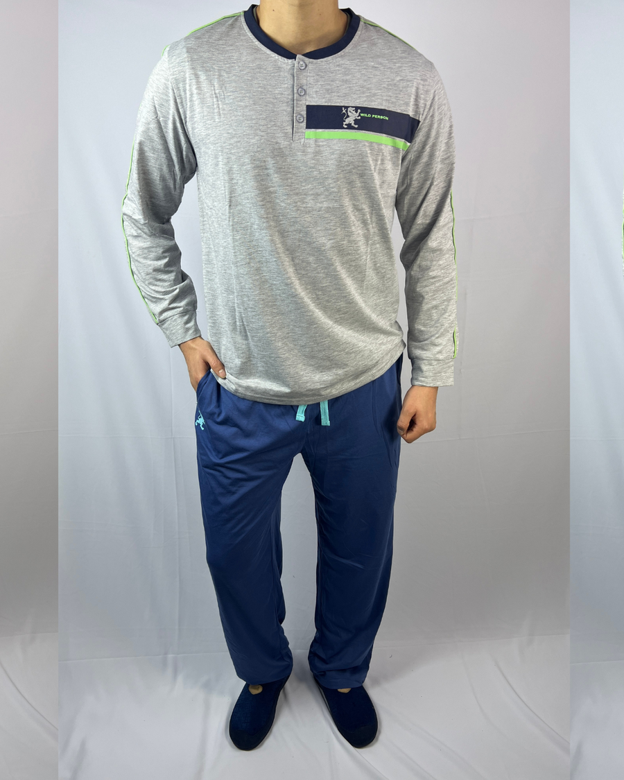 Pyjama Homme en Coton – Confort & Élégance ( TRESS )