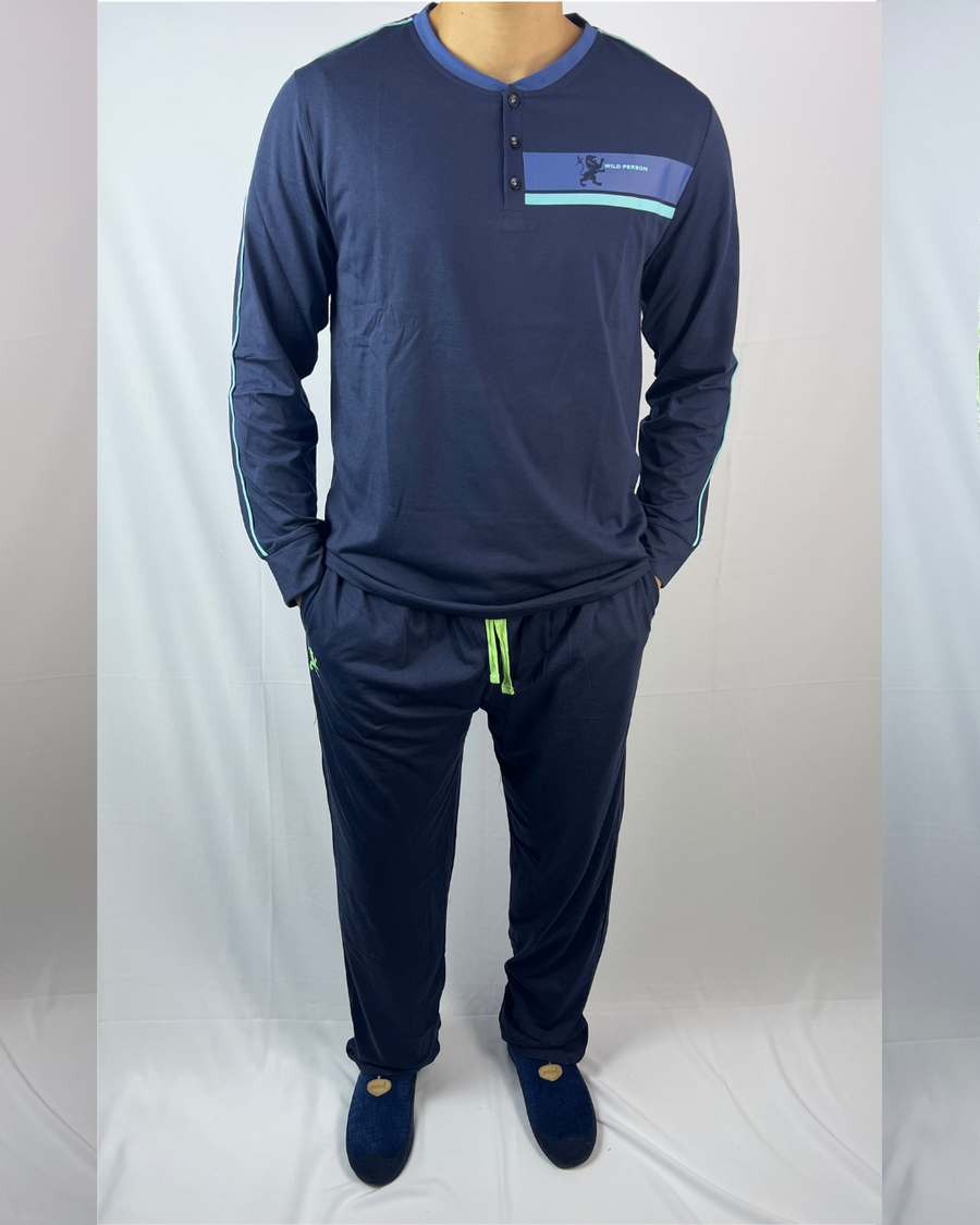 Pyjama Homme en Coton – Confort & Élégance ( TRESS )