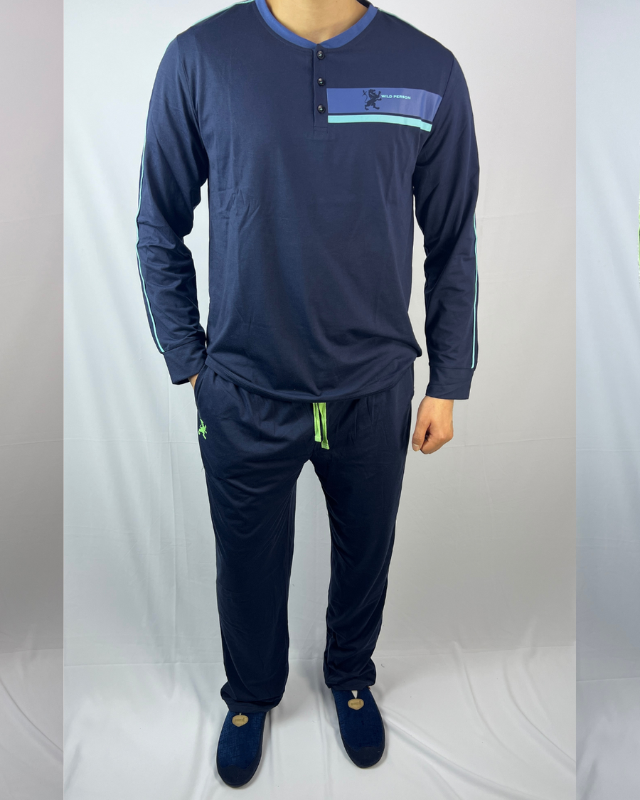 Pyjama Homme en Coton – Confort & Élégance ( TRESS )