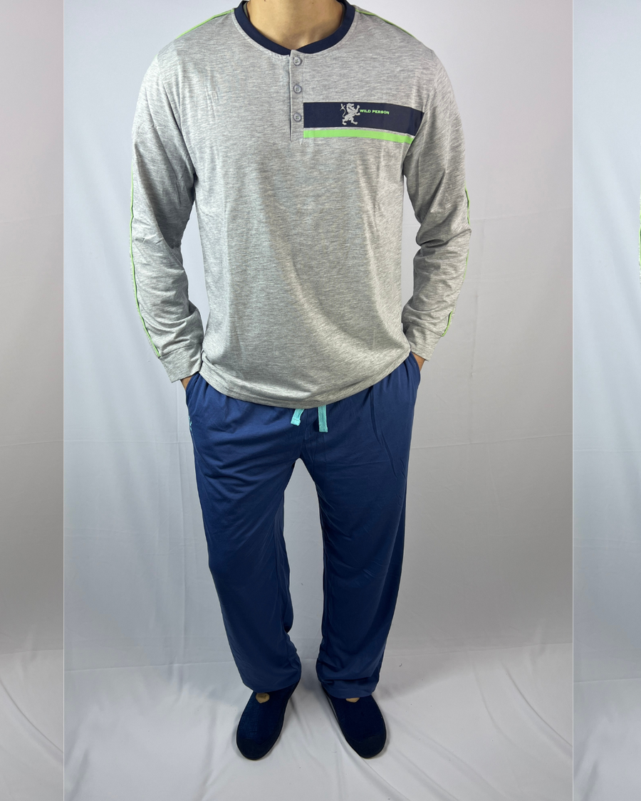 Pyjama Homme en Coton – Confort & Élégance ( TRESS )
