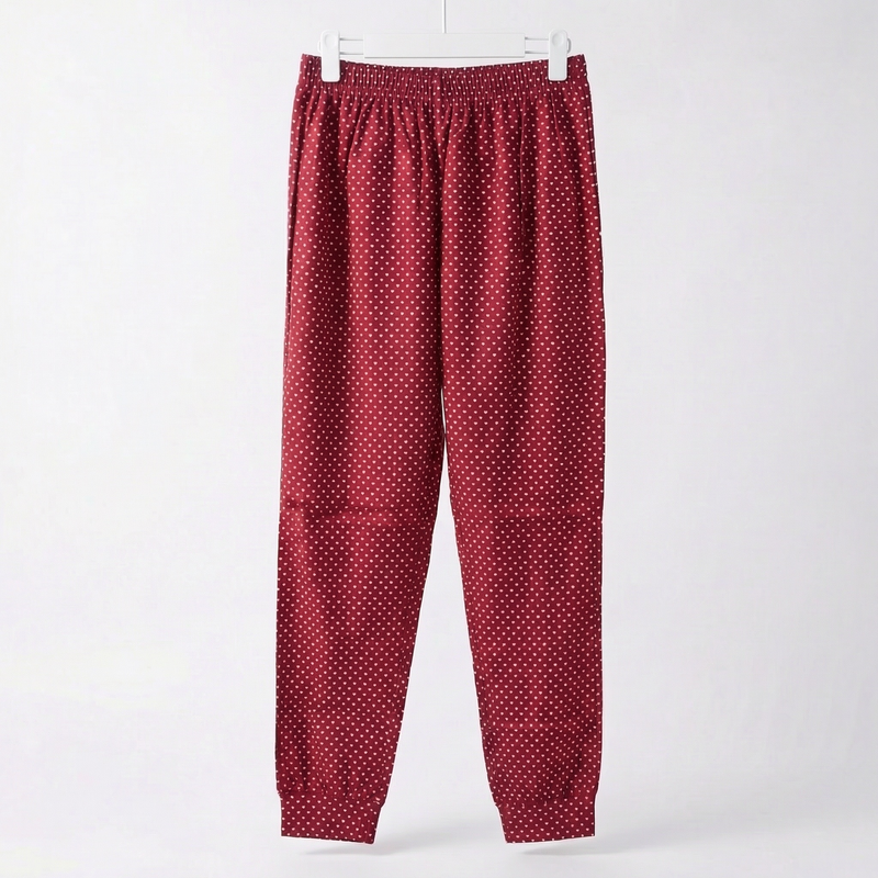 Pyjama Femme Confort Bordeaux – Importé d’Espagne 🇪🇸