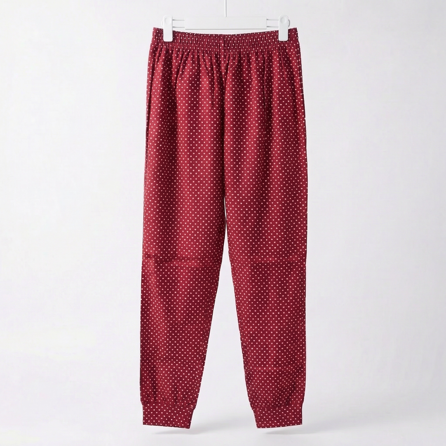 Pyjama Femme Confort Bordeaux – Importé d’Espagne 🇪🇸