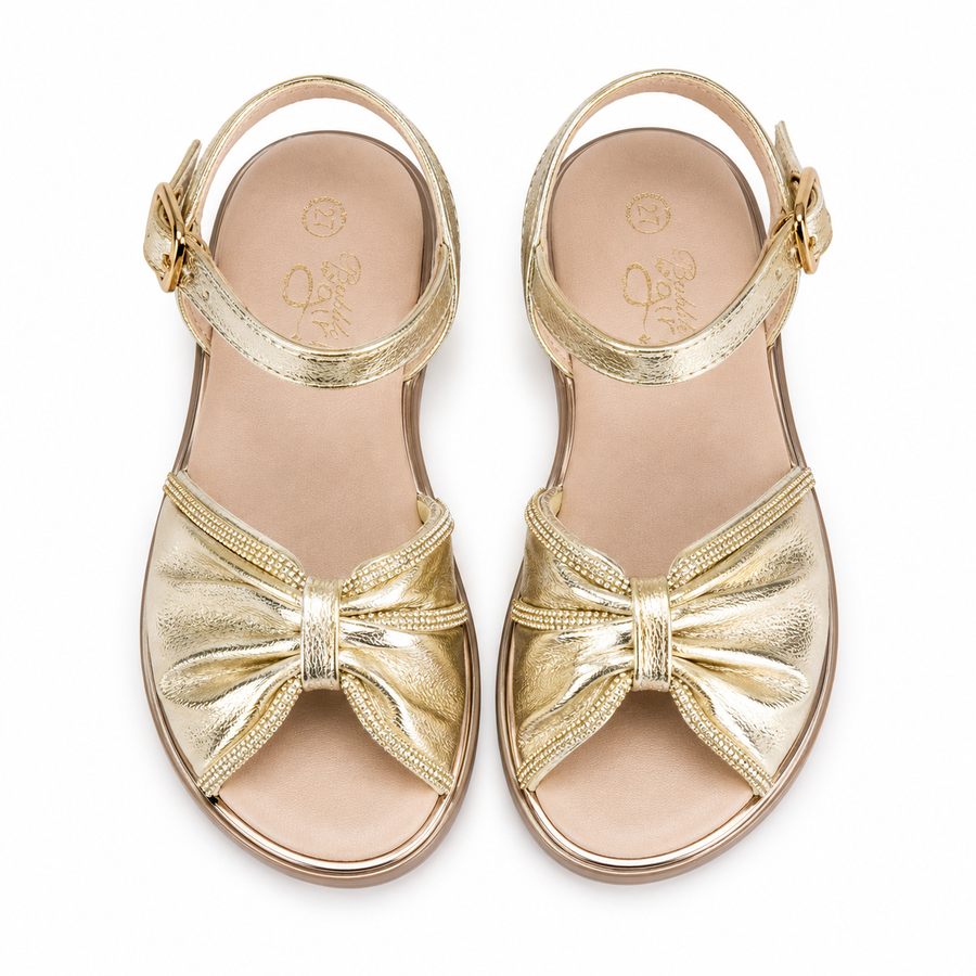 Sandales Filles Cérémonie Doré 