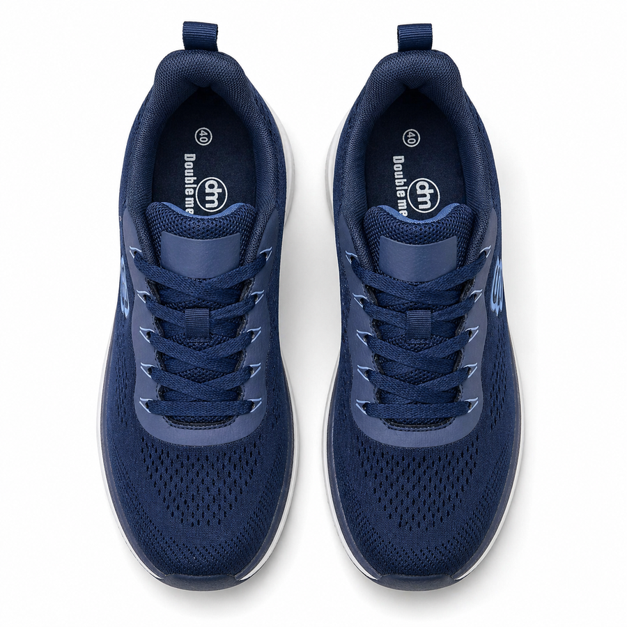 Sneakers Homme Bleu Marine  Respirantes “Double Memory” – Importées d’Espagne 🇪🇸