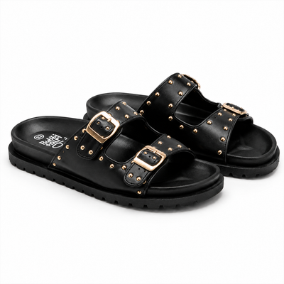 Claquettes Filles Noir 