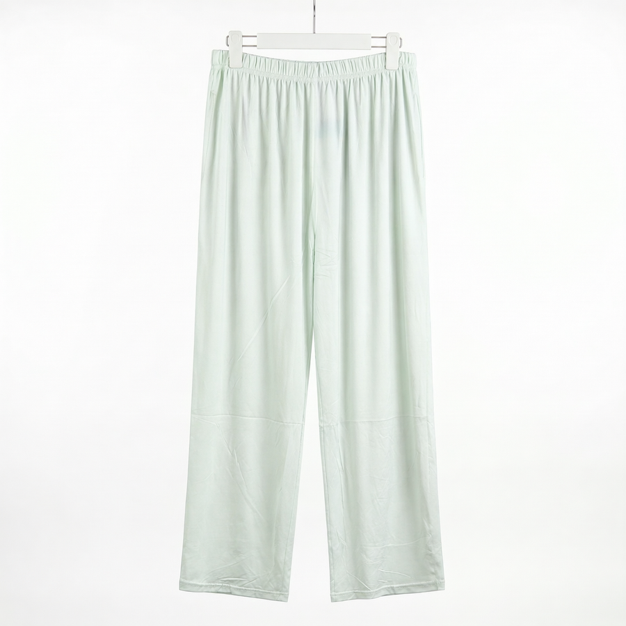Pyjama Tress Femme Vert Menthe avec Dentelle – Importé d’Espagne 🇪🇸