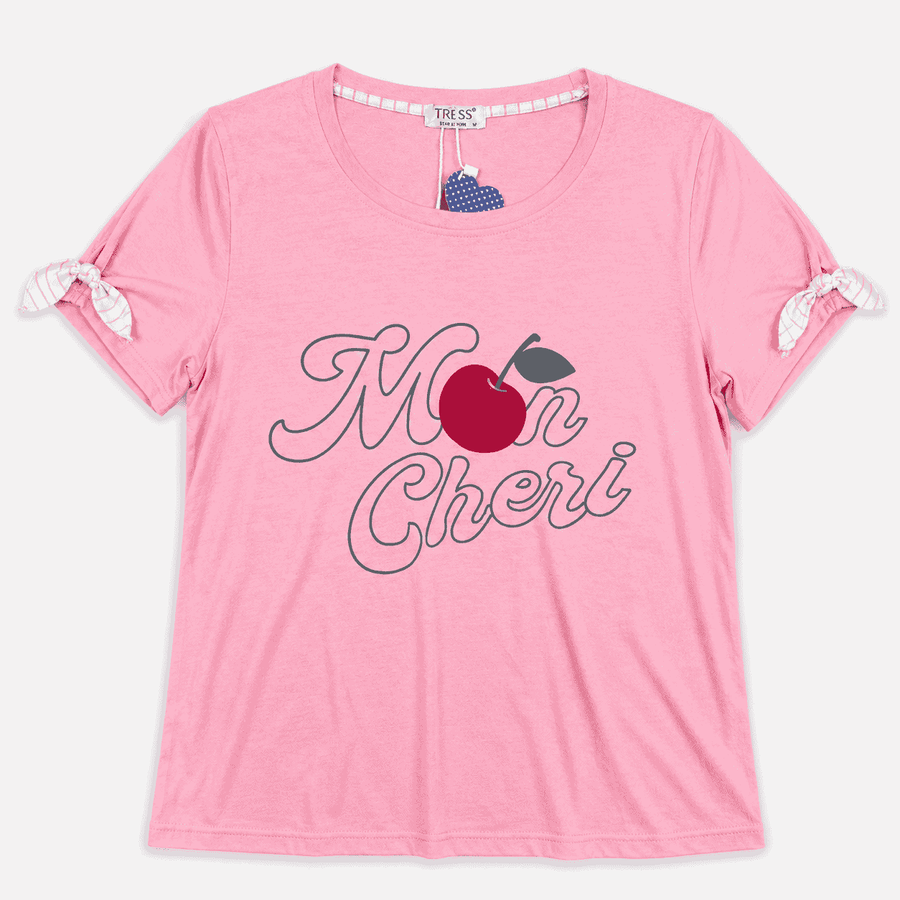 Pyjama Femme Rose « Mon Chéri » Coton TRESS – Importé d'Espagne 🇪🇸