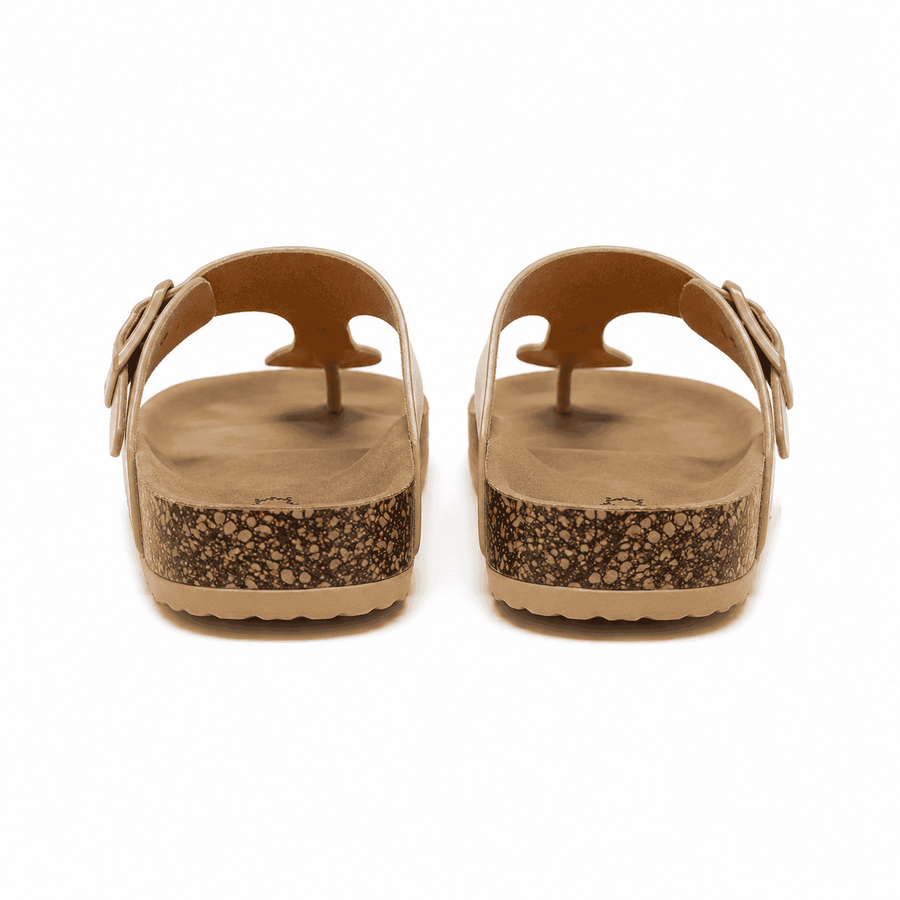 Sandales Femme HQ Confort – Importées d’Espagne 🇪🇸 - Camel
