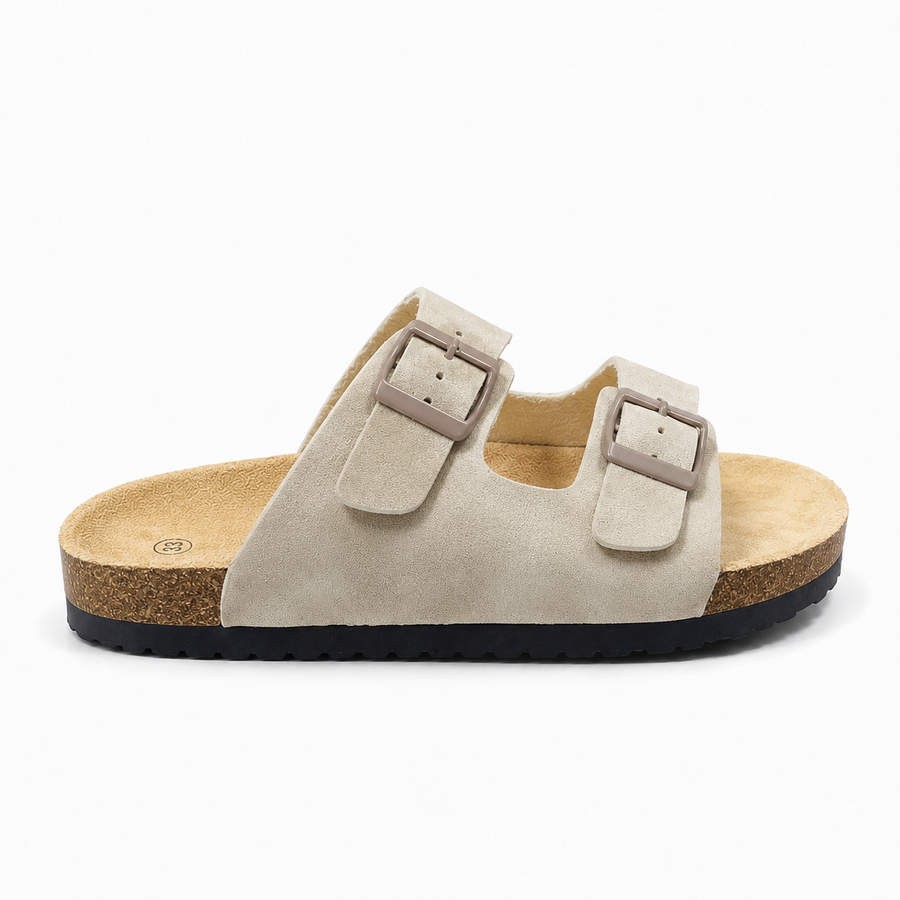 Sandales Enfant – Beige Clair – Importées d’Espagne 🇪🇸