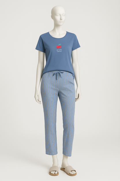 Pyjama deux pièces en coton stretch – 3U Intimo