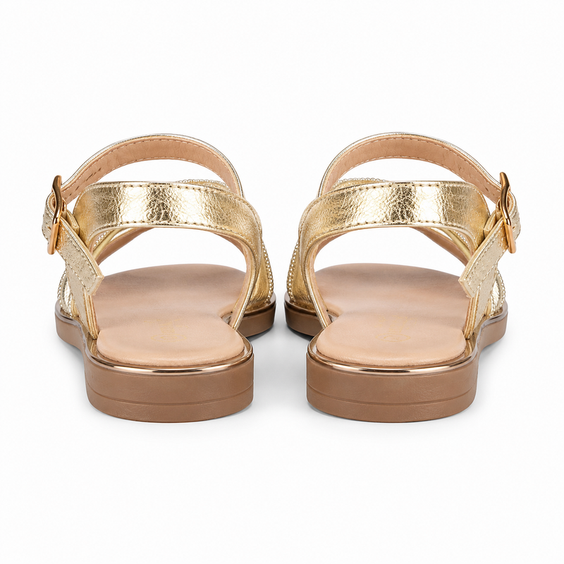 Sandales Filles Cérémonie Doré 