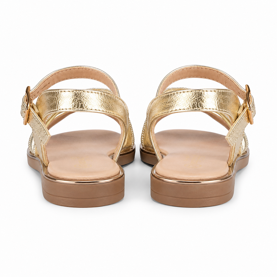 Sandales Filles Cérémonie Doré 