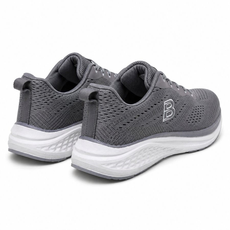 Sneakers Homme Grises Respirantes “Double Memory” – Importées d’Espagne 🇪🇸