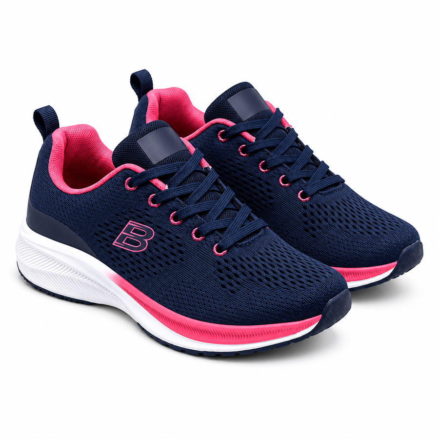 Sneakers Femme Respirantes “Double Memory” – Importées d’Espagne  🇪🇸 – bleu
