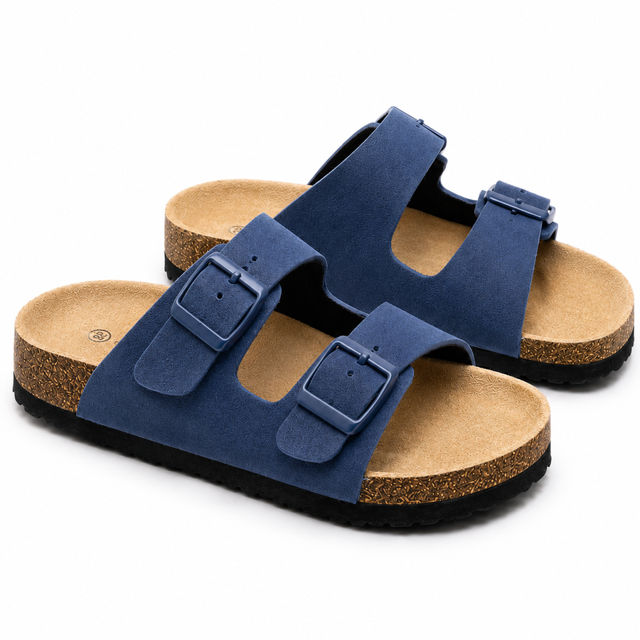 Sandales Enfant – Bleu Marine – Importées d’Espagne 🇪🇸
