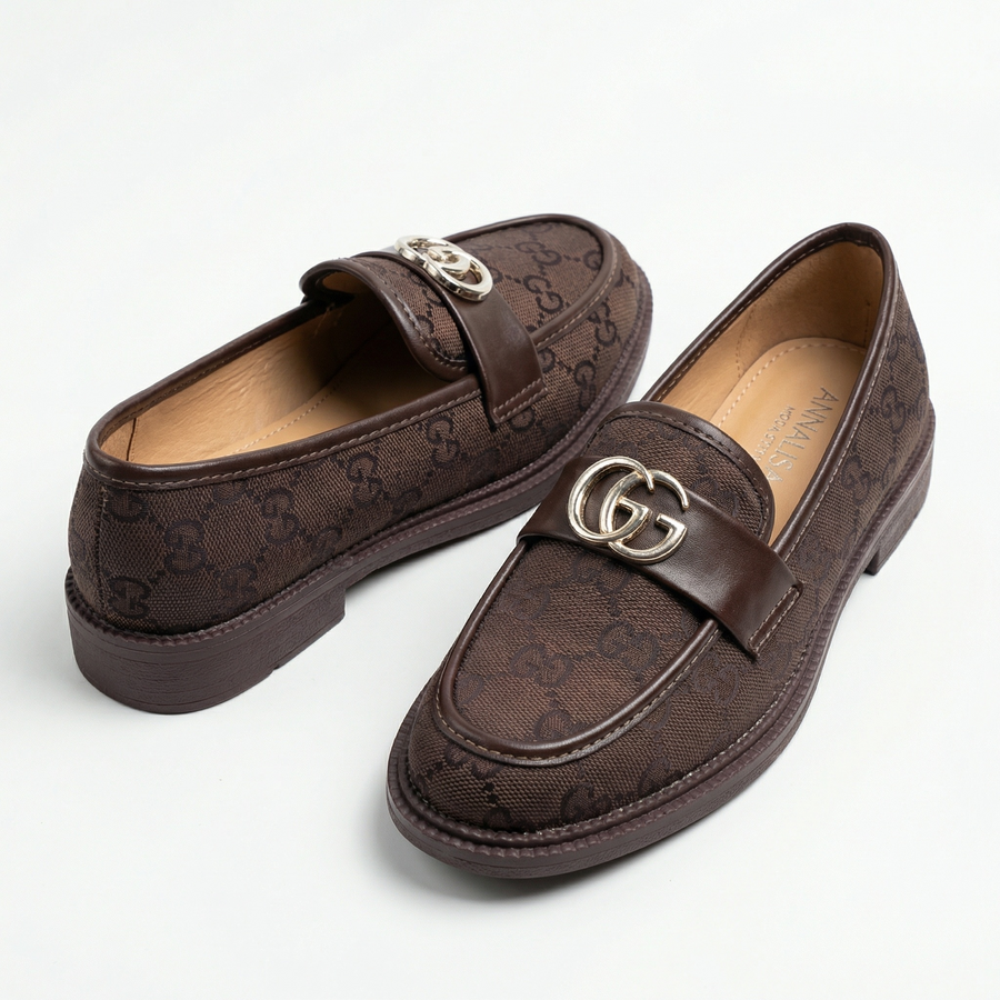 Mocassins Femme Marron Foncé  – Fabriqué en Espagne 🇪🇸