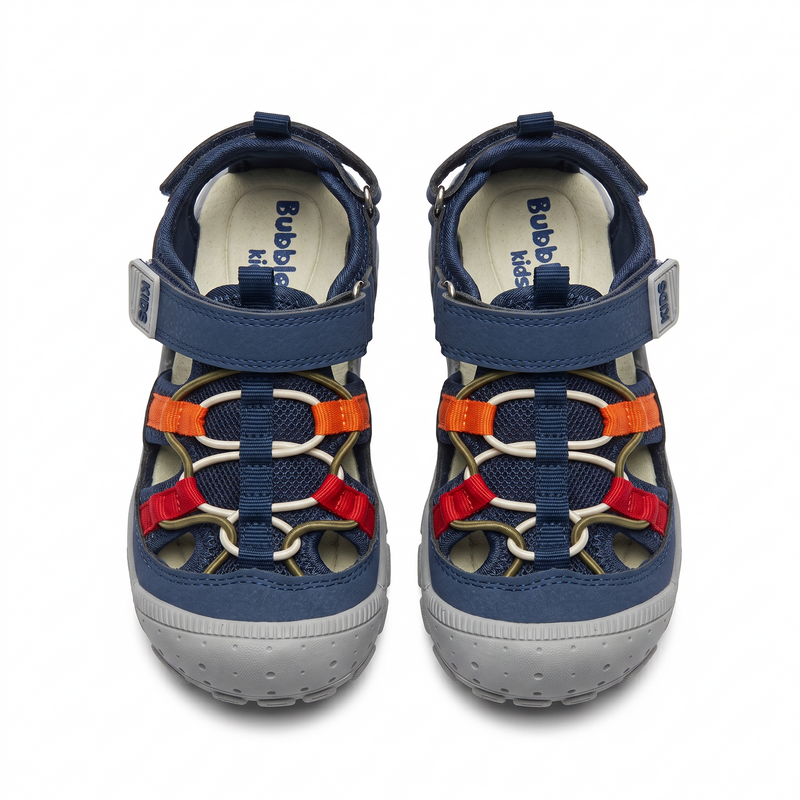 Sandales Enfant Scratch Bleu Marine  – Importées d’Espagne 🇪🇸