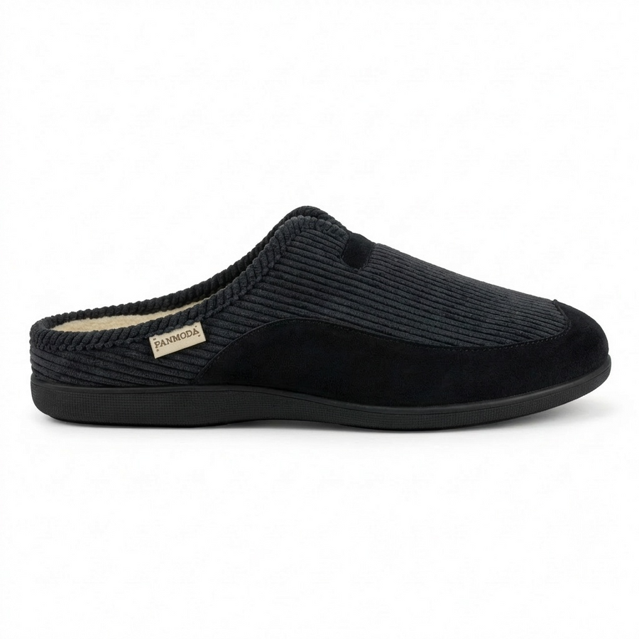 Pantoufles Homme Hiver Confort Noir – Importées d’Espagne – PN247586