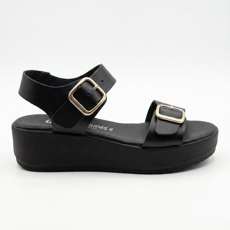 Sandale Femme GAMBOA SHOES – Noir – Fabriquées en Espagne 🇪🇸