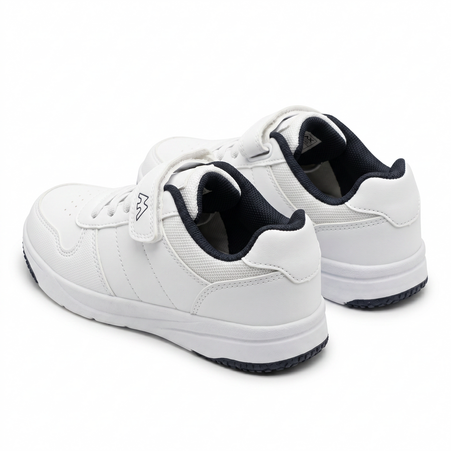 Baskets Garçon Lacets – Respirantes – Importées d’Espagne 🇪🇸 – Blanc
