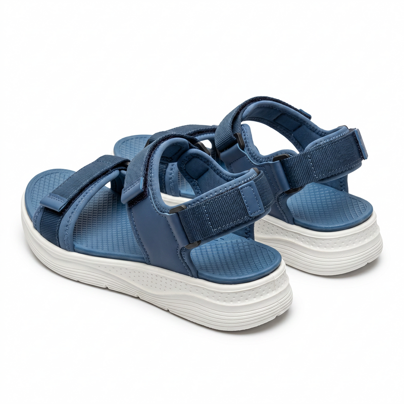 Sandales Sport Bleu Marine Doubles Brides  – Importées d’Espagne 🇪🇸
