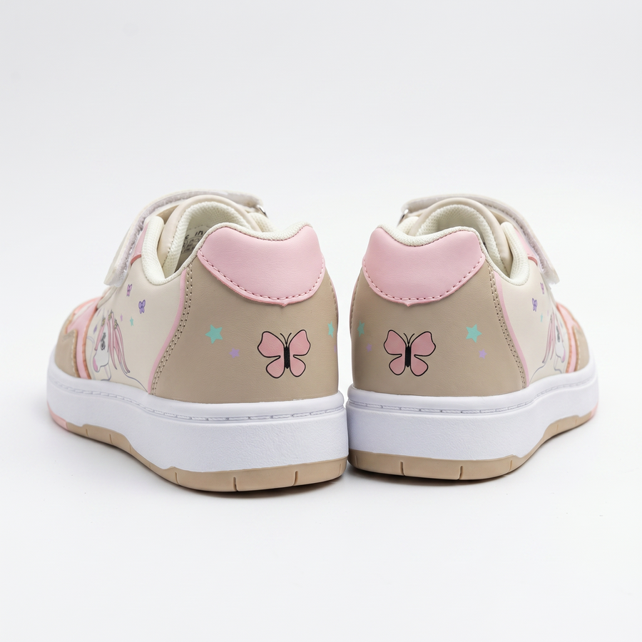 Baskets Fille – Licorne – Importées d’Espagne 🇪🇸 – Beige
