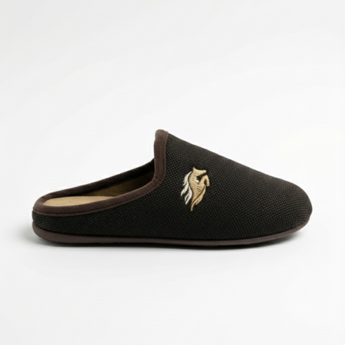 Pantoufles Garçon d’Hiver Marron – Made in Spain 🇪🇸